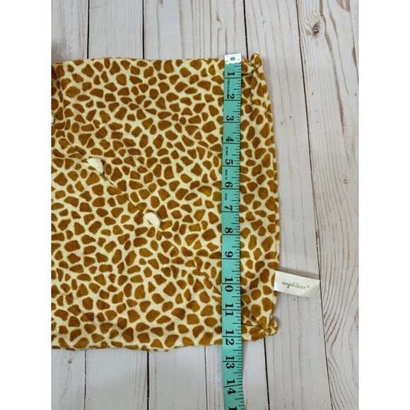 Angel Dear Infant Giraffe Security Blanket Knotted Lovey Plush Brown Tan Yellow - Picture 10 of 10